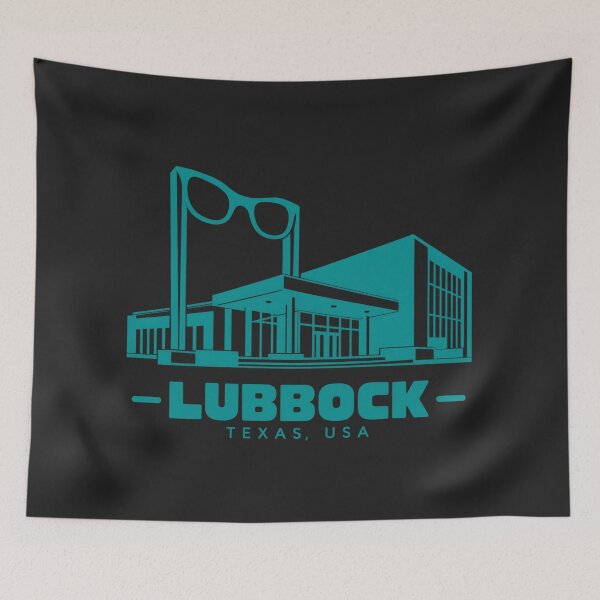 Item preview, Lubbock Texas USA Line Art Landmark Poster designed and sold by CMYKStudio.