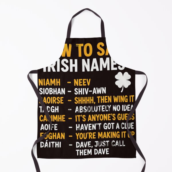 Item preview, Funny Irish Name Pronunciation Guide Clover designed and sold by kawanva-studio.