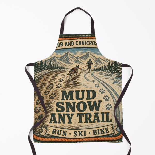 Item preview, Mud Snow Any Trail Insignia Canicross Skijoring Todo el Año designed and sold by BoosterShop.