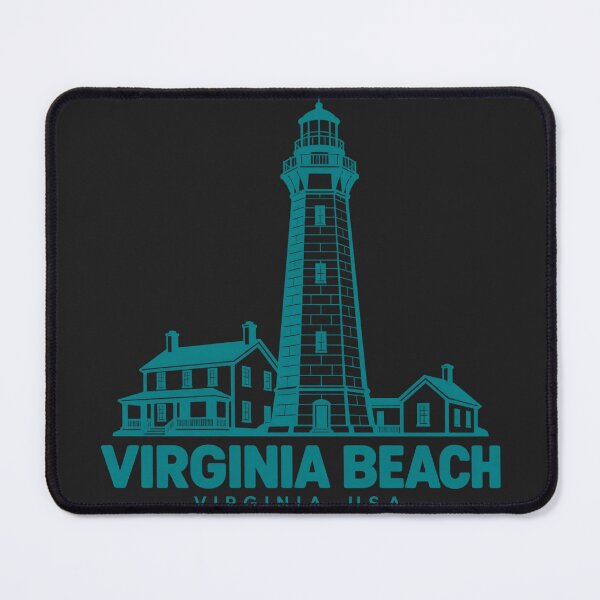 Item preview, Virginia Beach Virginia USA Line Art Landmark Poster designed and sold by CMYKStudio.