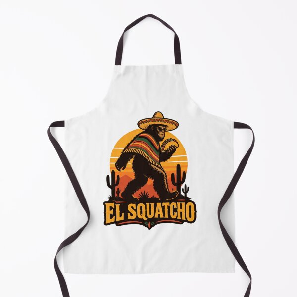 Item preview, El Squatcho Mexican Sasquatch Bigfoot Illustration ⭐⭐⭐⭐⭐ designed and sold by Cabowman.