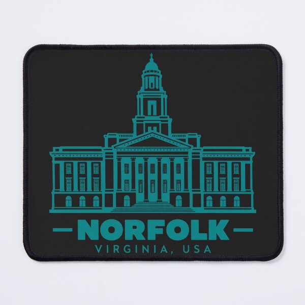 Item preview, Norfolk Virginia USA Line Art Landmark Poster designed and sold by CMYKStudio.