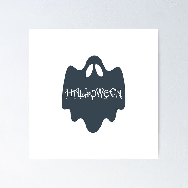 Item preview, Charcoal Dripping Halloween Ghost Silhouette designed and sold by pattern-archive.