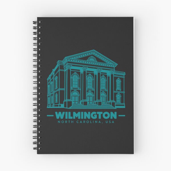Item preview, Wilmington North Carolina USA Line Art Landmark Poster designed and sold by CMYKStudio.