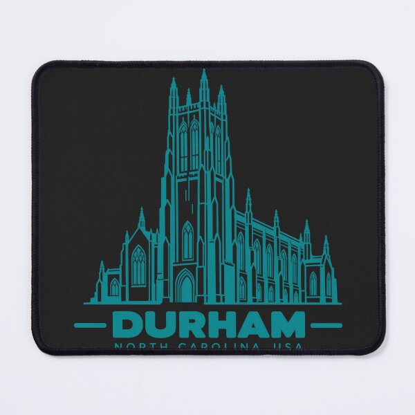 Artikelvorschau, Durham, North Carolina, USA – Wahrzeichen-Poster (Linienzeichnung) entworfen und verkauft von CMYKStudio.