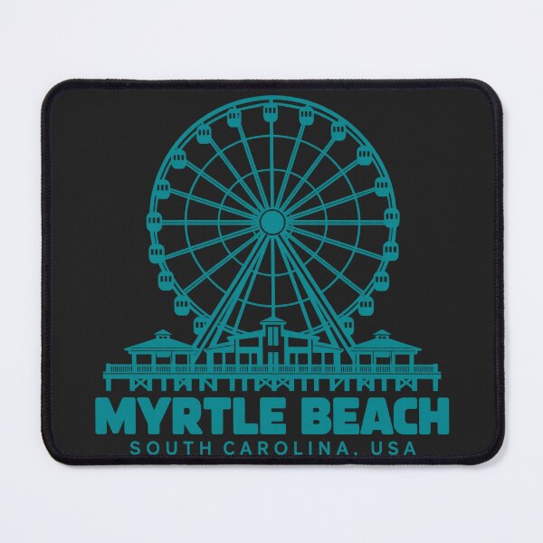 Item preview, Myrtle Beach South Carolina USA Line Art Landmark Poster designed and sold by CMYKStudio.