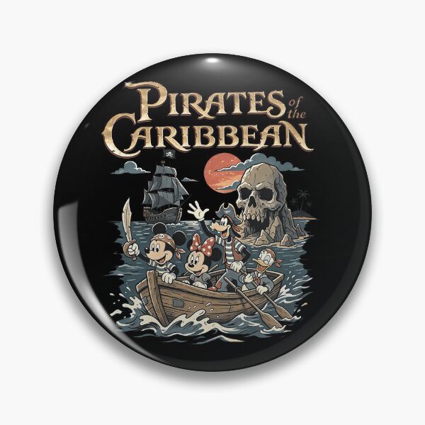 Item preview, Vintage Cartoon Pirate Crew Caribbean Adventure designed and sold by RRMadeArt.