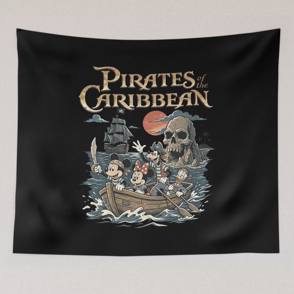 Item preview, Vintage Cartoon Pirate Crew Caribbean Adventure designed and sold by RRMadeArt.