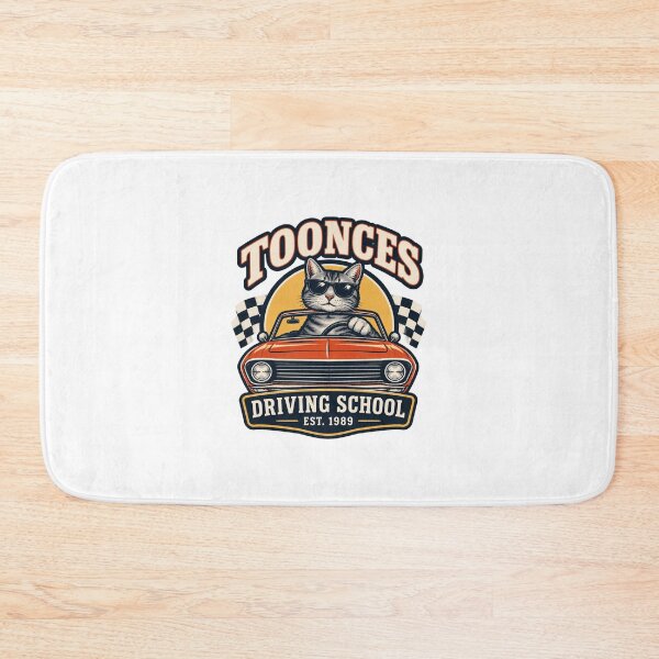 Item preview, Toonces Driving School Vintage Est. Design for Car Enthusiasts and Humor Lovers PERFECT GIFT FOR YOU AND FRIENDS designed and sold by AnishaKhemka.