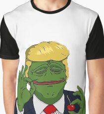 Donald Trump as Pepe reeee Graphic T-Shirt