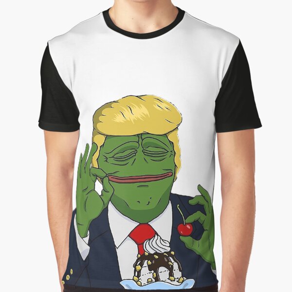 Donald Trump as Pepe reeee Graphic T-Shirt