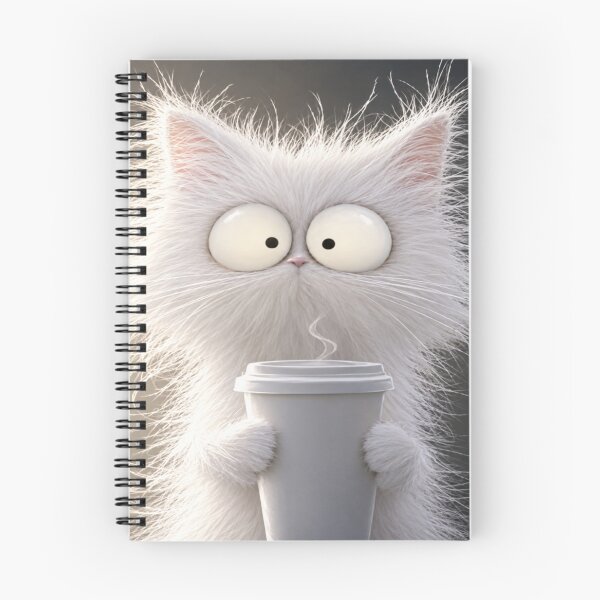 Item preview, the white cat designed and sold by Calemsamazonia.