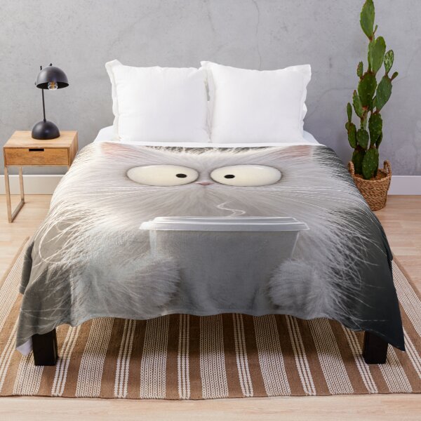 Item preview, the white cat designed and sold by Calemsamazonia.