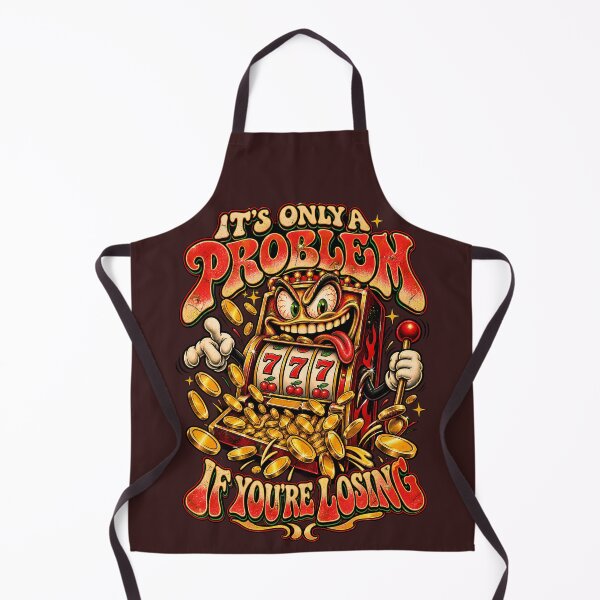 Item preview, It's Only A Problem If You're Losing – Funny Slot Machine Gambling Humor designed and sold by Irysek.