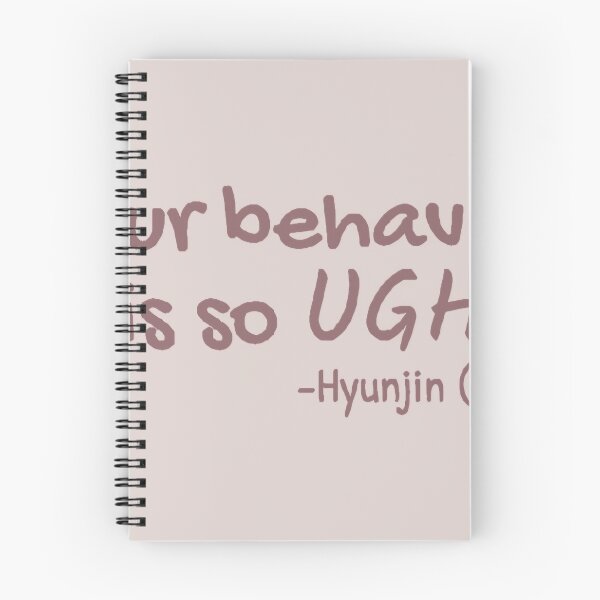 Item preview, Straykids Hyunjin "Your behavior is so UGH!" funny quote designed and sold by EMart02.