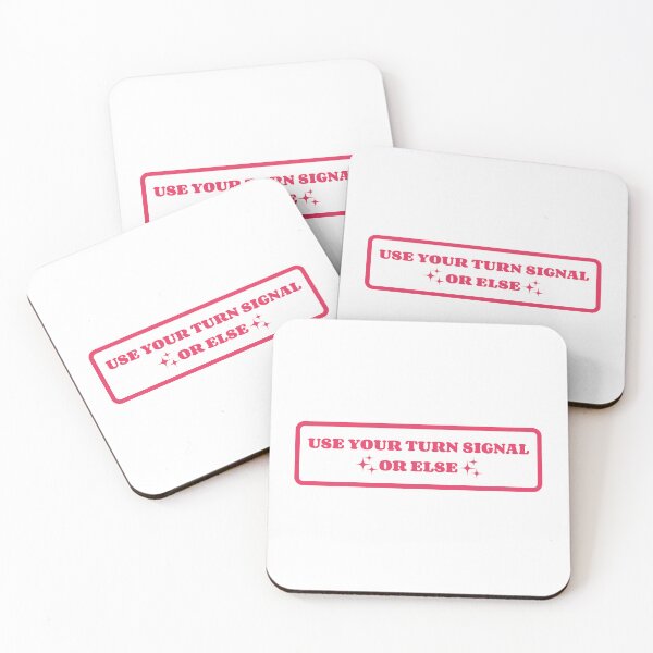 Item preview, Use Your Turn Signals Or Else Pink Bumper designed and sold by SlimyFish.