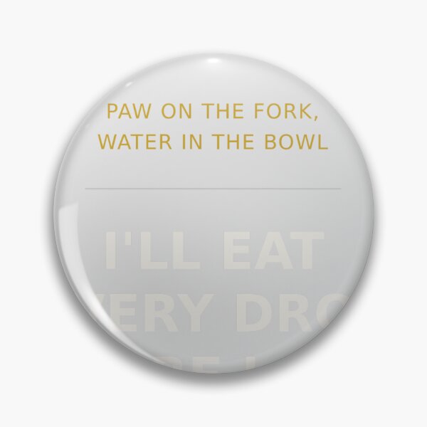 Item preview, Paw on the fork fox quote tee designed and sold by Lunafoxwrites.