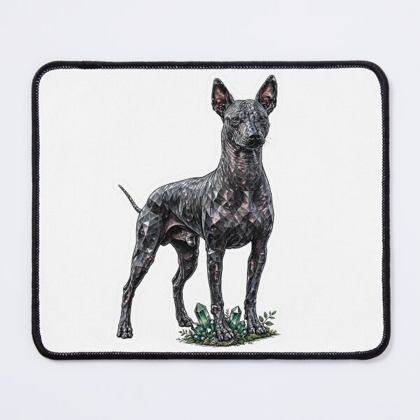 Item preview, Xoloitzcuintli Crystal Sticker - Onyx Xolo Dog Real Color Mexican Hairless designed and sold by Crystal Critters .