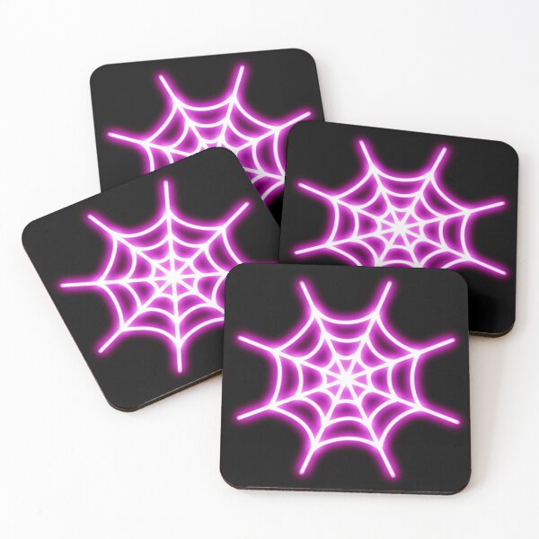 Item preview, Halloween Pink Spiderweb  designed and sold by Super Neon Pixels .