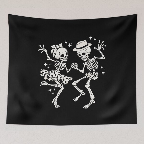 Item preview, Dancing Till We’re Dead — Skeleton Swing Couple designed and sold by signshirtz.