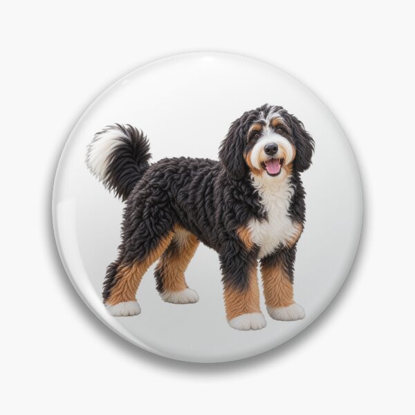 Item preview, Bernedoodle Dog Standing  designed and sold by BackgroundND.