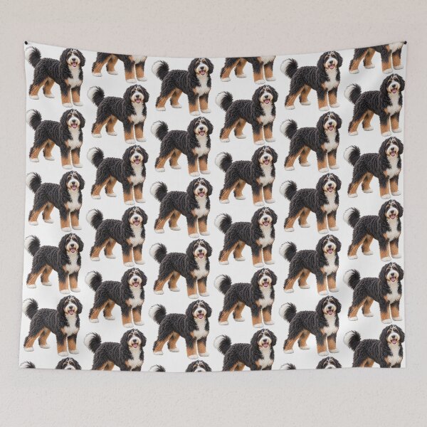 Item preview, Bernedoodle Dog Standing  designed and sold by BackgroundND.