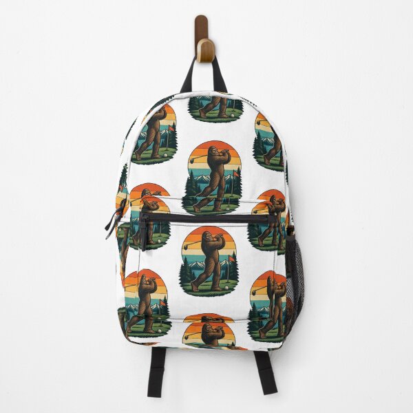 Item preview, Retro Bigfoot Playing Golf Vintage Style Design PERFECT GIFT FOR YOU AND FRIENDS designed and sold by winzesty.