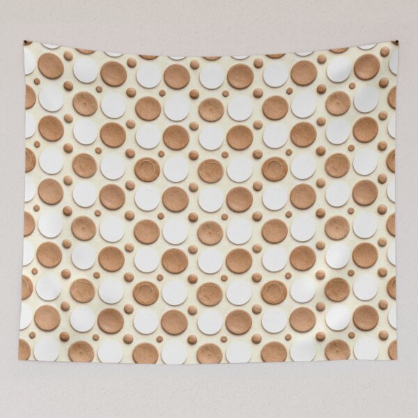 Item preview, Organic Circular Abstract Pattern | Warm Earth Tone Geometric Repeat designed and sold by AnimalAirtistry.