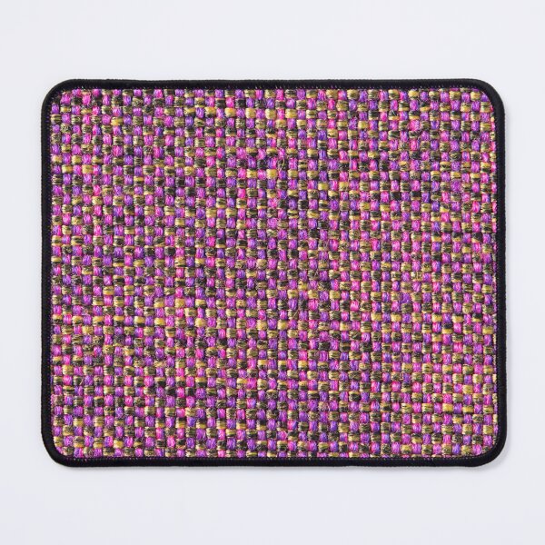 Item preview, Close up of magenta and gold woven fabric texture with a tight basket weave pattern designed and sold by homydesign.