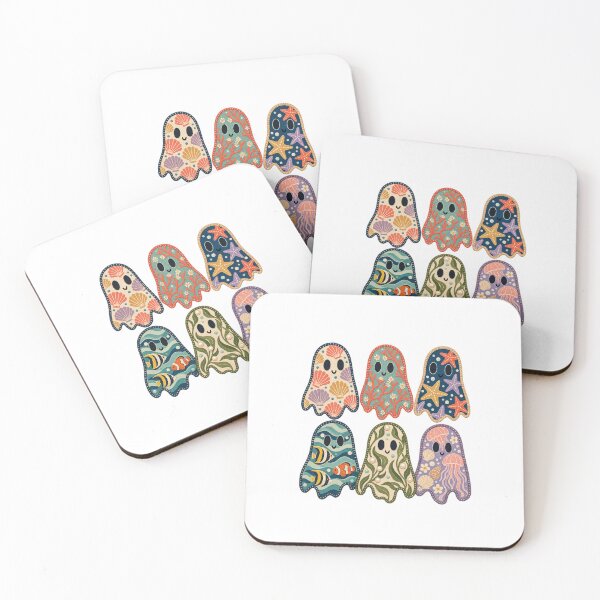 Item preview, Ocean Ghost Parade Faux Patchwork Design designed and sold by KenworksDigital.