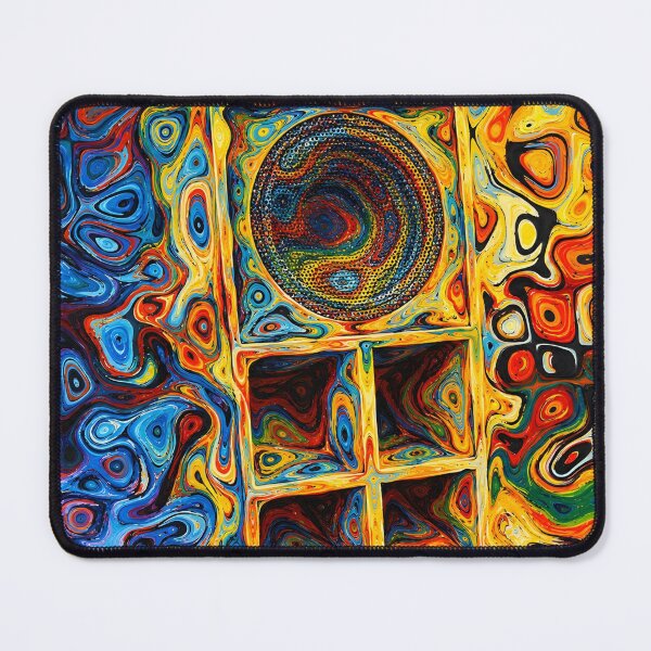 Item preview, Psychedelic Speaker Painting Colorful Swirls Fluid Lines designed and sold by BASS-CULTURE.