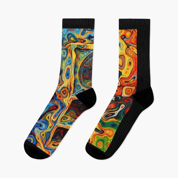 Item preview, Psychedelic Speaker Painting Colorful Swirls Fluid Lines designed and sold by BASS-CULTURE.