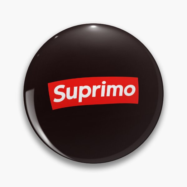 Item preview, Suprimo Bold Red White Statement Logo designed and sold by Jarya-Menari.