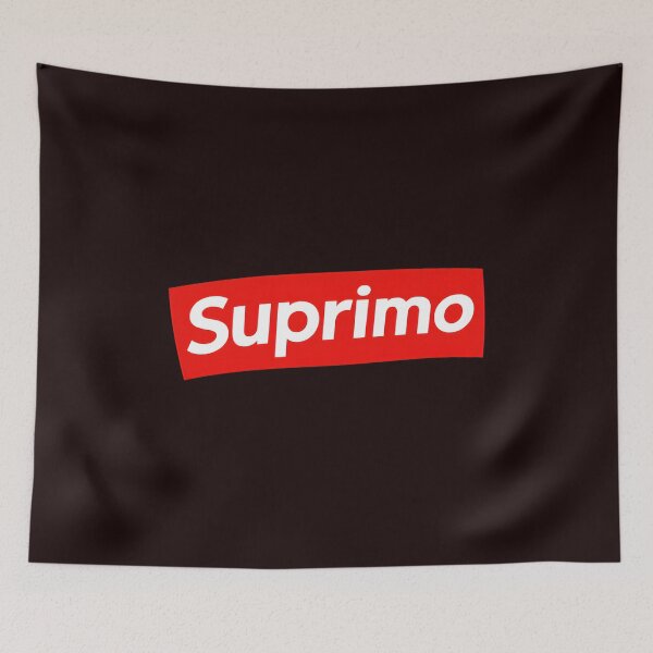 Item preview, Suprimo Bold Red White Statement Logo designed and sold by Jarya-Menari.