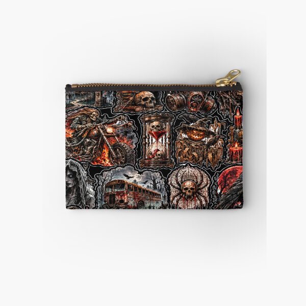 Item preview, Apocalyptic Horror Zombie Creepy Teddy Bear Sticker Sheet designed and sold by CalineczkaStudio.