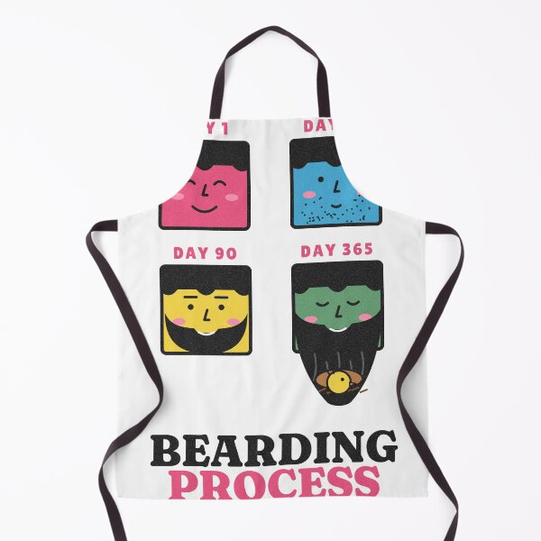 Item preview, Bearding Process Funny Beard Growth Pun designed and sold by somebasic.