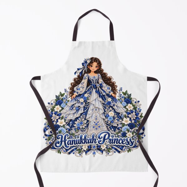 Item preview, Cute Blue and Silver Hanukkah Princess for the Holidays! designed and sold by meganlaub1.