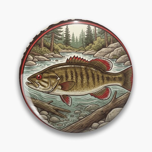 Item preview, Vintage Redeye Bass Crimson Fin Club Graphic designed and sold by NobleCast .