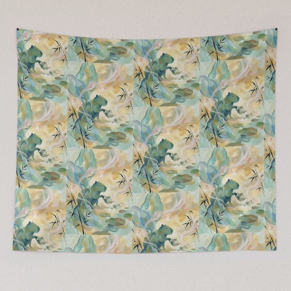 Item preview, Capybara Japanese Tea Ceremony designed and sold by PictoVibe.