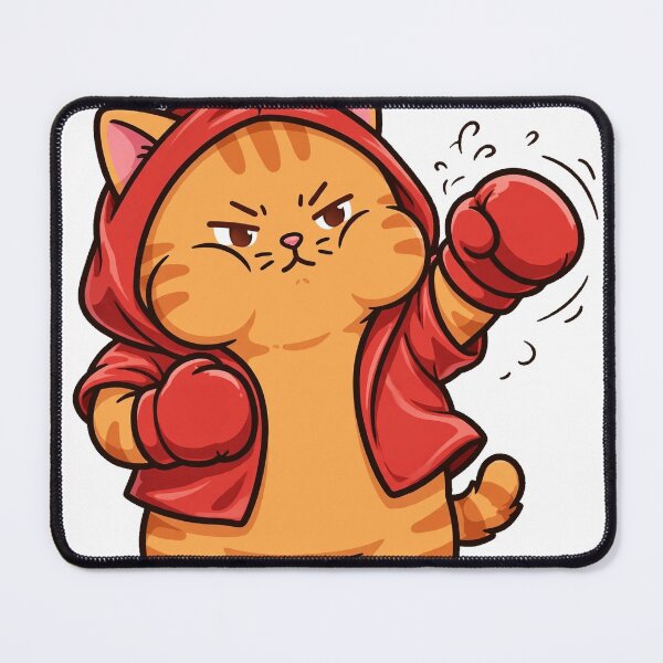 Item preview, Tough Boxer Cat Gloves Ring Fight designed and sold by Dlvznbm.