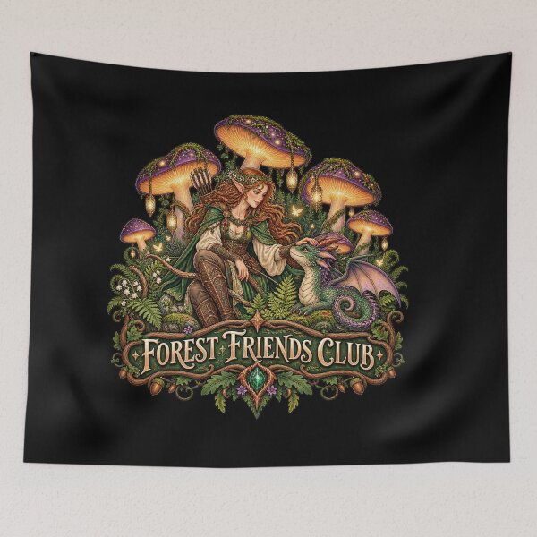 Aperçu de l'œuvre Forest Friends Club Fantasy créée et vendue par Knightzoro Studio.