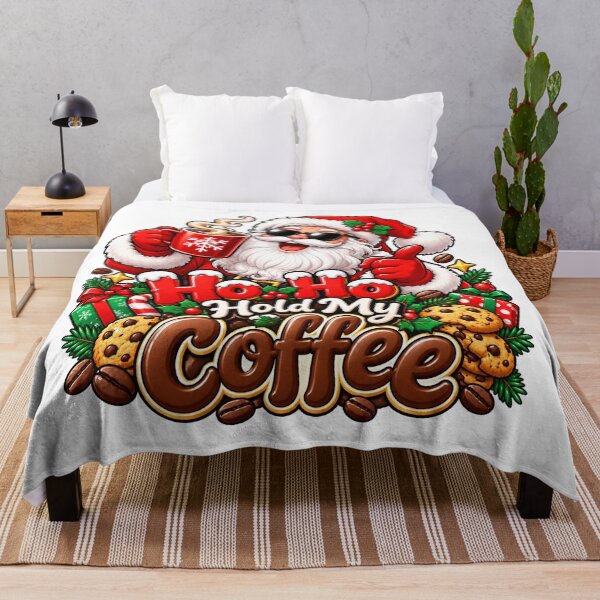 Item preview, Ho Ho Hold My Coffee – Funny Santa Coffee Christmas Sticker designed and sold by RJACreative.