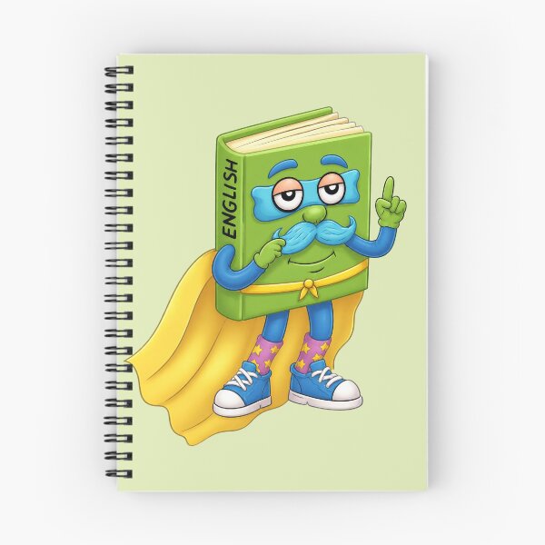 Item preview, Cute Kawaii Superhero Book – Bookie English Book Character Design designed and sold by Classroom Crew Studio.