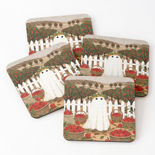 Item preview, The Ghostly Pumpkin Parade designed and sold by DibujandoPorfa.
