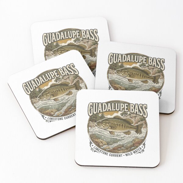 Item preview, Vintage Guadalupe Bass Limestone Current Graphic designed and sold by NobleCast .