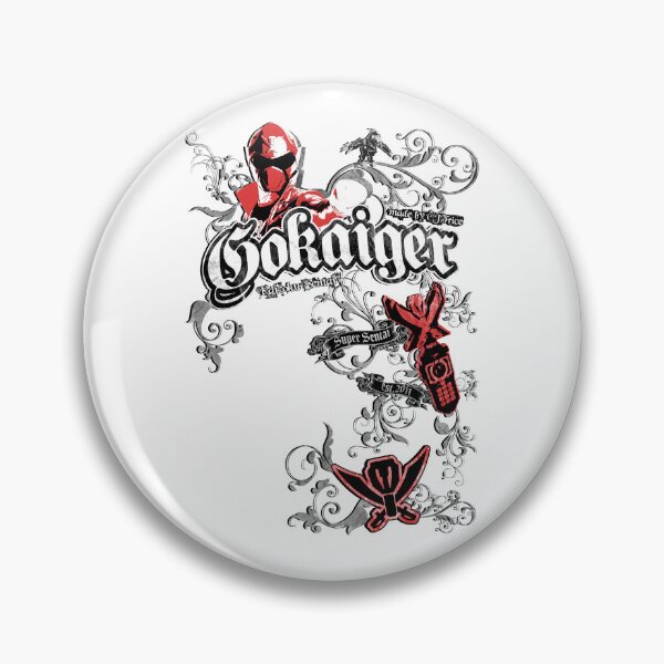 Item preview, Kaizoku Sentai Gokaiger Gokai Red "2000s Streetwear Style" Inspired Design designed and sold by CJFrice Graphics .