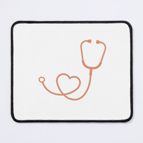 Item preview, Stethoscope Heart Design – Minimalist Medical Healthcare Nurse Doctor PA Gift designed and sold by AandBCollective.