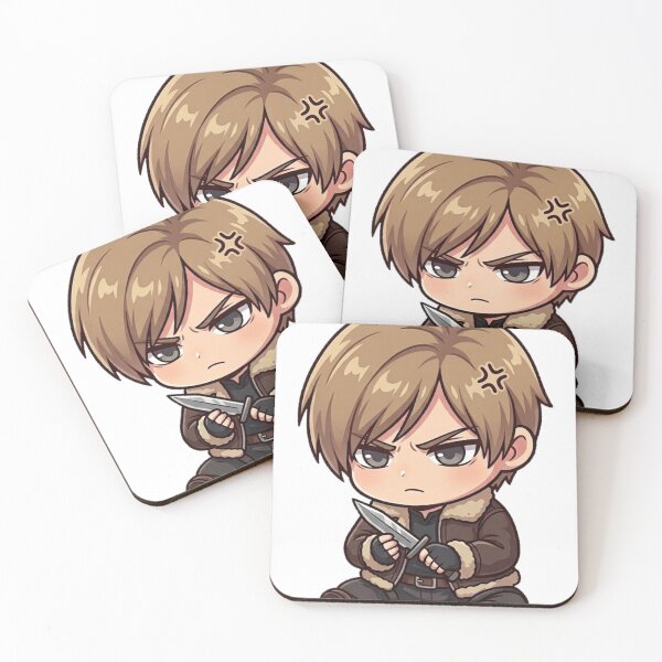 Item preview, Leon Resident Evil Sticker Chibi designed and sold by Farinsta.