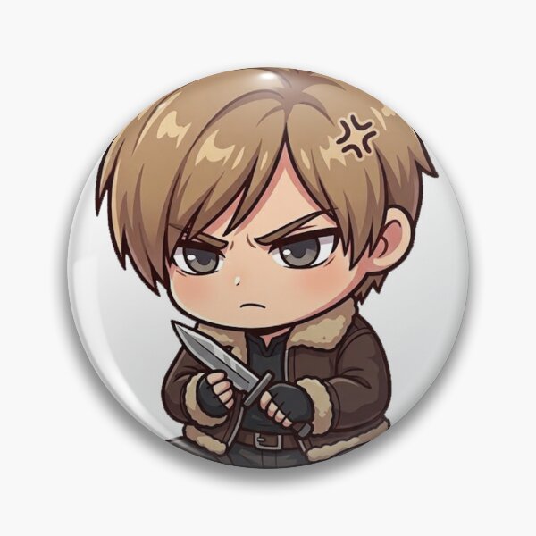Item preview, Leon Resident Evil Sticker Chibi designed and sold by Farinsta.
