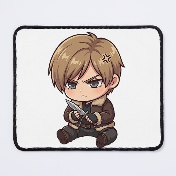 Item preview, Leon Resident Evil Sticker Chibi designed and sold by Farinsta.